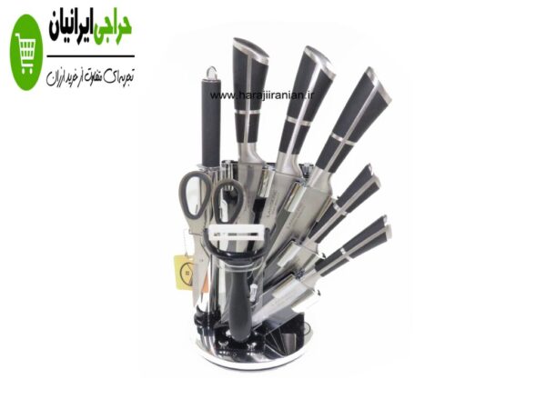سرویس چاقوی هشت پارچه لنسر LANSERE LT002 سرویس چاقوی هشت پارچه لنسر LANSERE LT002