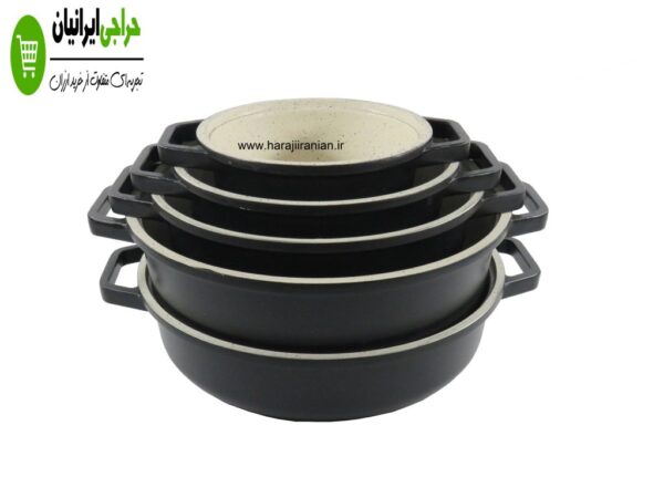 سرویس قابلمه 9 پارچه گرانیتی