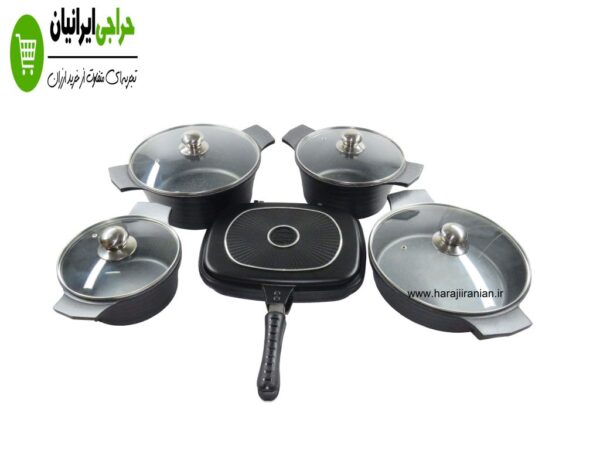 سرویس قابلمه گرانیتی 19 پارچه پونته