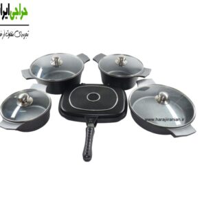 سرویس قابلمه گرانیتی 19 پارچه پونته