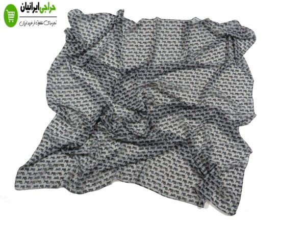 روسری حریر طرح cat کد 123