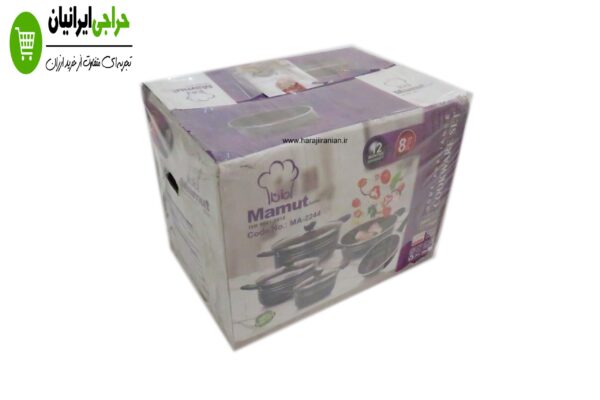 سرویس قابلمه 8 پارچه گرانیتی ماموت
