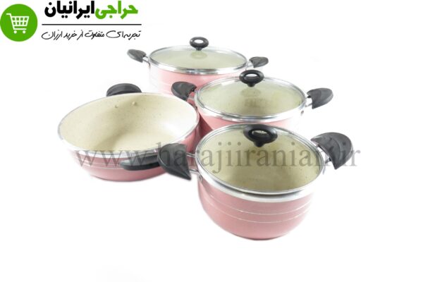 سرویس قابلمه 7 پارچه گرانیتی هلنا