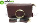 کیف چرم طبیعی مجلسی زنانه