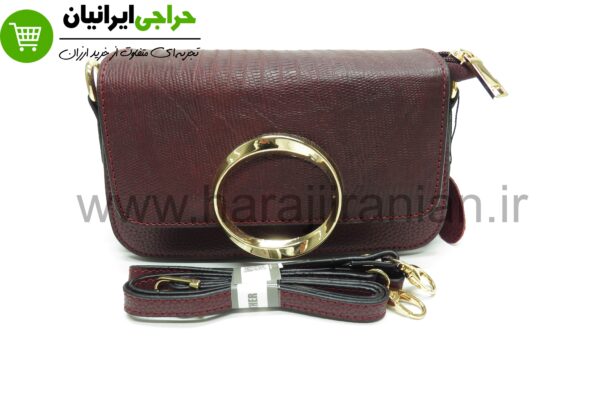 کیف چرم طبیعی مجلسی زنانه