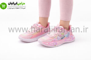 کتونی بچگانه دخترانه کرومی صورتی FASHION