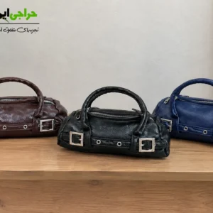 کیف دستی زنانه لوله‌ای با یک زیپ