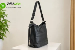کیف چرم زنانه دوشی لش بزرگ و جادار
