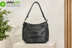 کیف دوشی زنانه چرم لش با بند دوشی