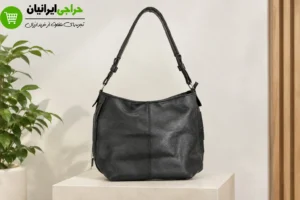 کیف دوشی زنانه چرم لش با بند دوشی