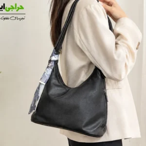 کیف لش زنانه دوشی با بند شالدار