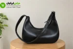 کیف زنانه قایقی با درب زیپی و بند دوشی