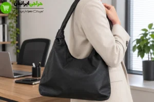 کیف زنانه چرم لش شل سایز بزرگ