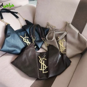 کیف زنانه وای اس ال سایز بزرگ قهوه‌ای