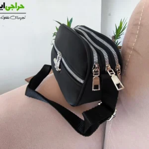 سه زیپ بالایی و یک زیپ جلویی کیف دوشی زنانه نانسی